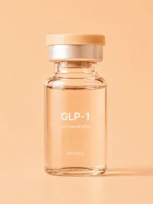 GLP-1 vial for menopause weight loss