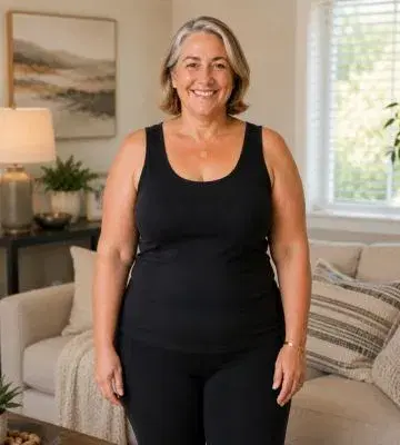 Lisa before starting weight management care