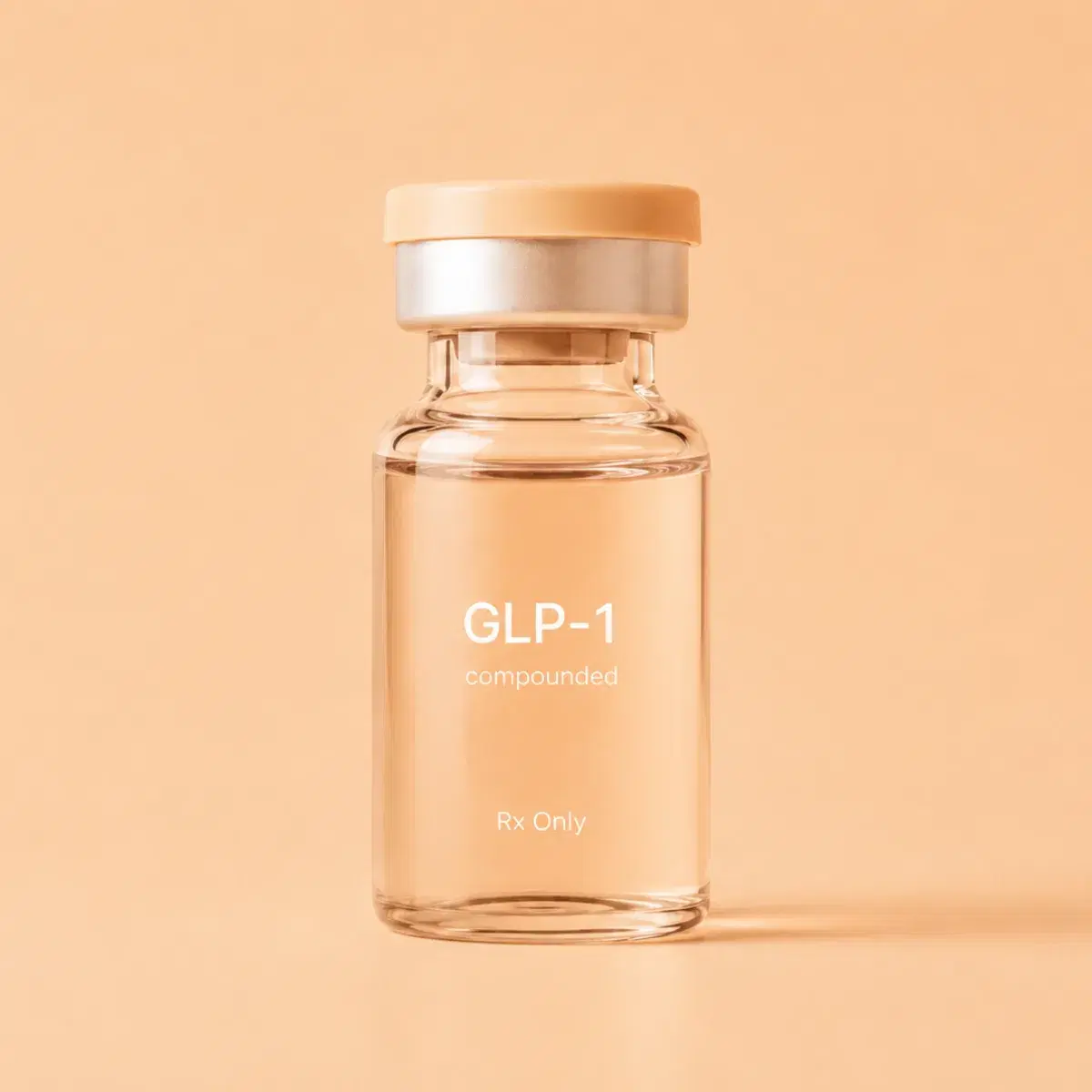 Compounded semaglutide injection vial