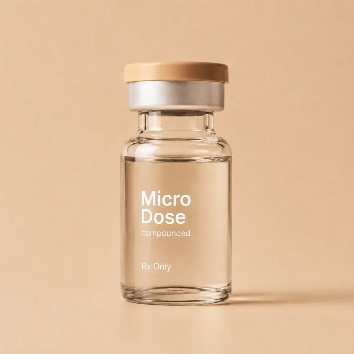 Microdose semaglutide injection vial